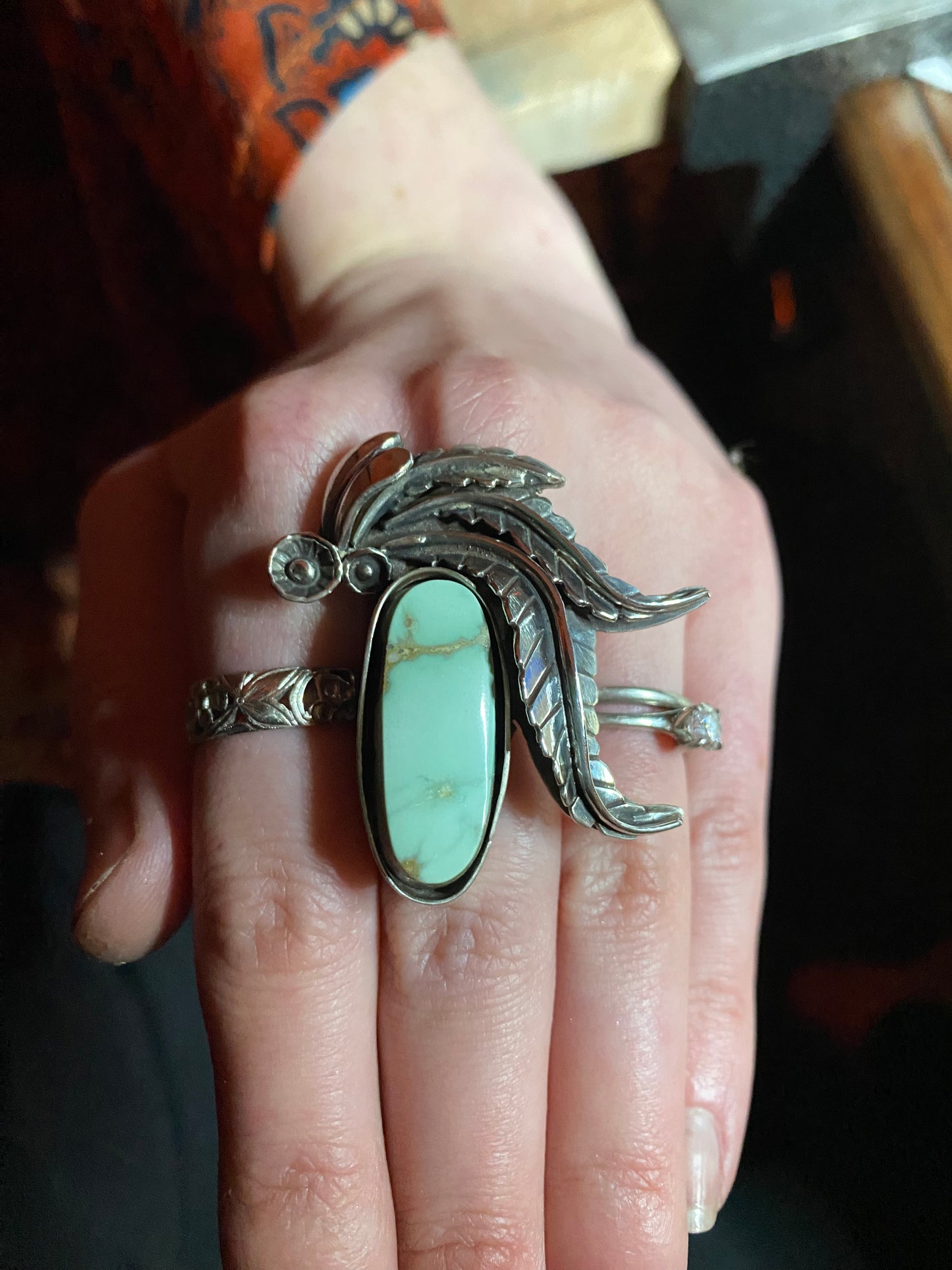 Tango With Me - Variscite and Sterling Ring